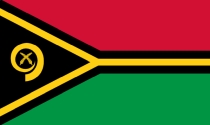 De vlag van Vanuatu