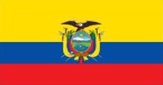 De vlag van Ecuador