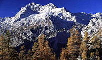 De Triglav, de hoogste berg van Slovenië (2864 m)